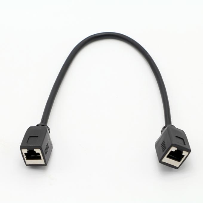 Aanpassing 1M 2M 3M Cat5 RJ45 8P8C Vrouwelijke Socket naar RJ45 Vrouwelijke Socket Lan Ethernet Network Cable 4