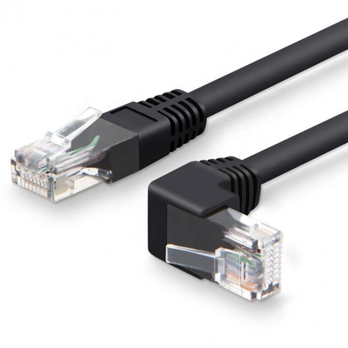 UTP STP 90 graden recht-linkse hoek Cat5 Cat5e Cat6 Cat7 RJ45 Verlenging Ethernet Lan netwerkkabel 2