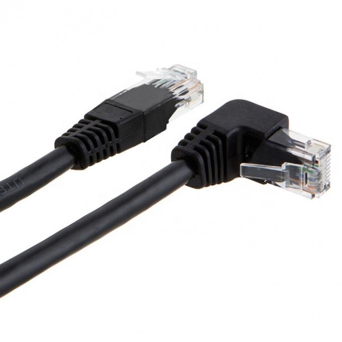UTP STP 90 graden recht-linkse hoek Cat5 Cat5e Cat6 Cat7 RJ45 Verlenging Ethernet Lan netwerkkabel 4