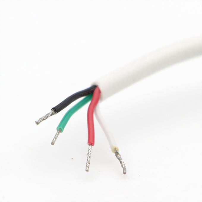 Aanpassing Witte vrouwelijke RJ45 stopcontact om te openen geblokkeerde soldering 4 draden naakt eind pigtail kabel 2