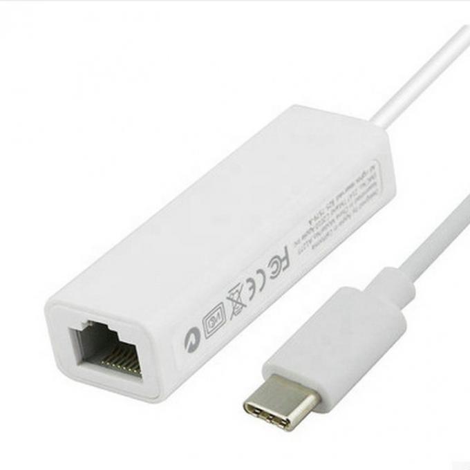 Plug and Play 100 Mbps Gigabit USB Type C naar RJ45 Ethernet Lan Network Adapter voor Laptop Computer 1