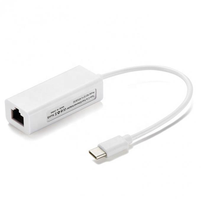 Plug and Play 100 Mbps Gigabit USB Type C naar RJ45 Ethernet Lan Network Adapter voor Laptop Computer 3