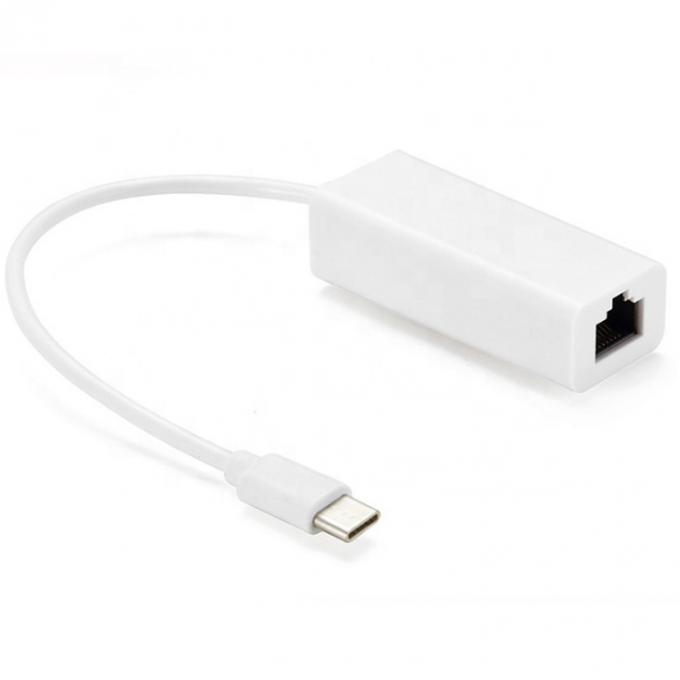 Plug and Play 100 Mbps Gigabit USB Type C naar RJ45 Ethernet Lan Network Adapter voor Laptop Computer 2