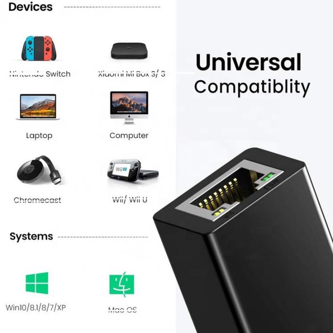 Plug and Play 1000Mbps USB 3.0 tot Gigabit RJ45 Ethernet Network Lan Adapter voor Laptop Computer 1