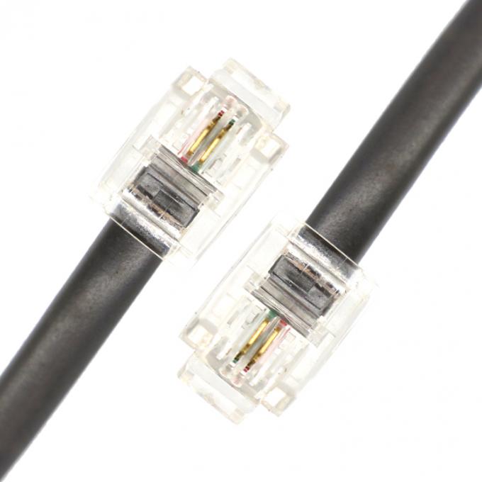 RJ11 tot RJ11 6P2C Intercom ADSI-telefoonkabel 0