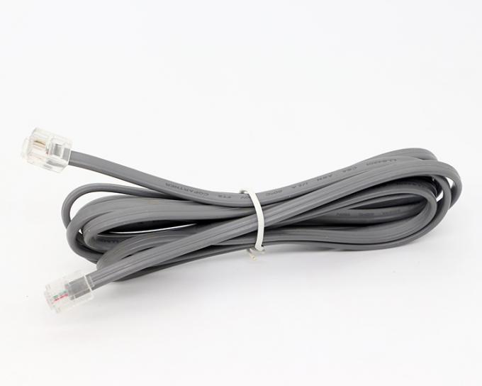 RJ11 tot RJ11 6P2C Intercom ADSI-telefoonkabel 4