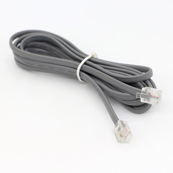 RJ11 tot RJ11 6P2C Intercom ADSI-telefoonkabel 3