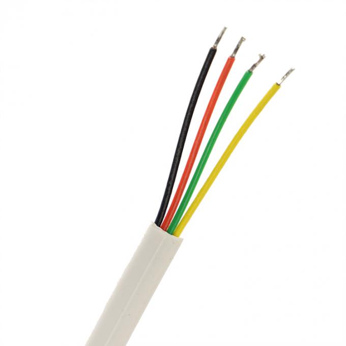 Op maat gemaakte 1m 2m 3m RJ9 RJ11 Mannelijke 4p4c tot gestript geblokkeerde draad Open eind kabel 2