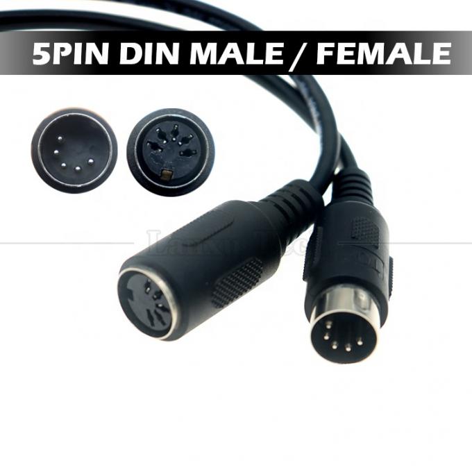 Hoogwaardige 1M 3M 5M mannelijke tot vrouwelijke MIDI 5 PIN DIN-verlengkabel voor audio-toetsenbordgitaar 0