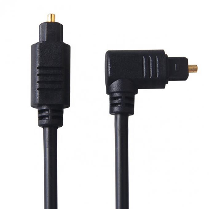 Hoogwaardige 90 graden hoek 24K goud SPDIF digitale optische audio Toslink kabel voor PS4 TV 4