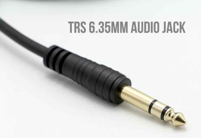 OEM 3M Gold 6.35mm Jack 1/4 inch TRS Man tot 1/4 inch TRS Vrouwelijke Audio Patch Jack Stereo Cable 1