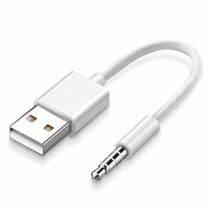 USB 2.0 Vrouwelijke naar 3,5 mm Jack 3 polen AUX Converter Adapter voor Auto Audio Speaker 0