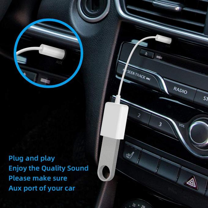 USB 2.0 Vrouwelijke naar 3,5 mm Jack 3 polen AUX Converter Adapter voor Auto Audio Speaker 5