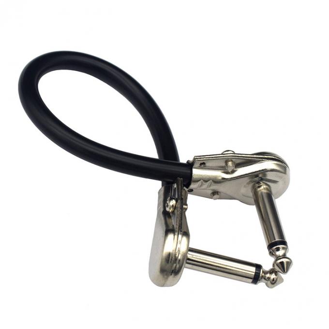 1/4 inch gouden rechthoekige mono TS jack instrument koord gitaar patch kabel 1
