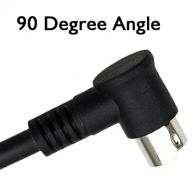 Custom 1M 2M 3M Shield 90 graden rechthoek S Video Man tot Man 7 Pin Mini Din verlengkabel 1