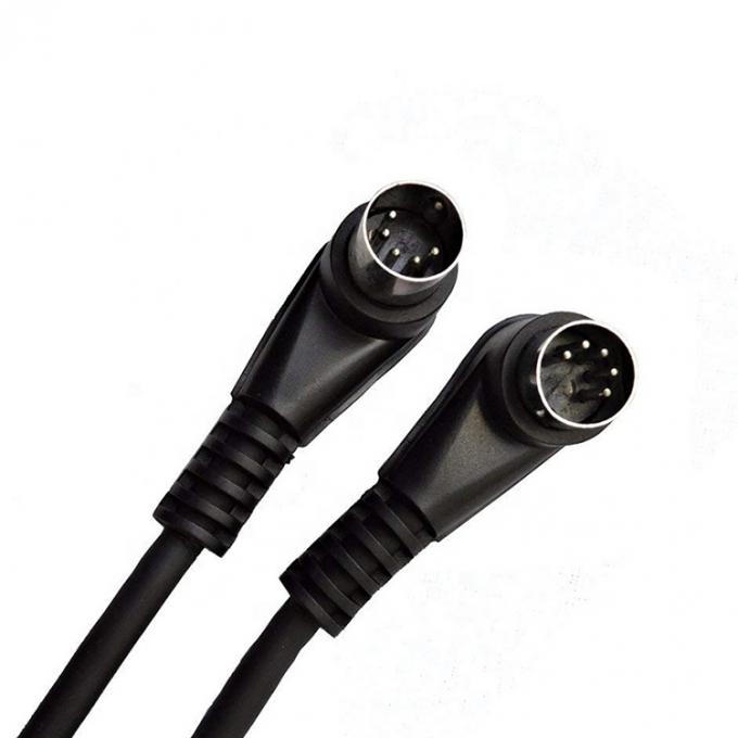 Kustom Fabriek Schild Rechte Hoek Man tot Man 5 Pin Din Connector Midi Kabel 4