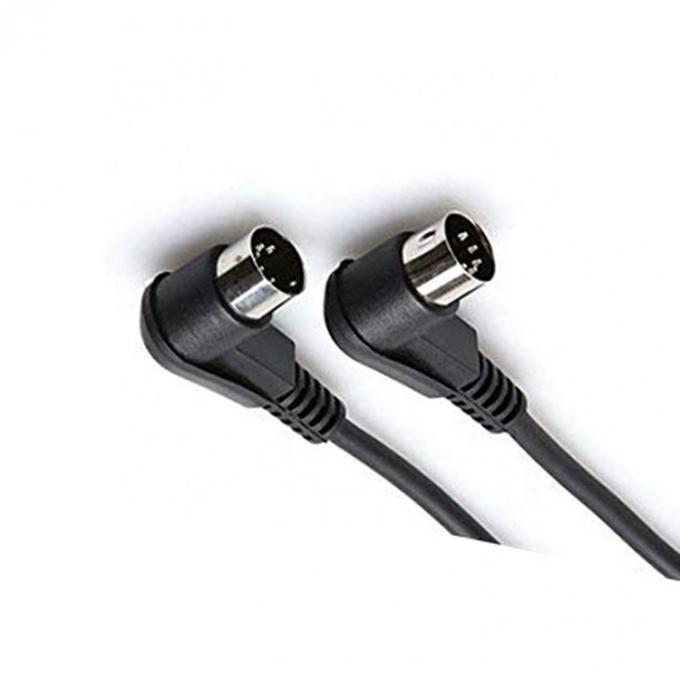 Kustom Fabriek Schild Rechte Hoek Man tot Man 5 Pin Din Connector Midi Kabel 3
