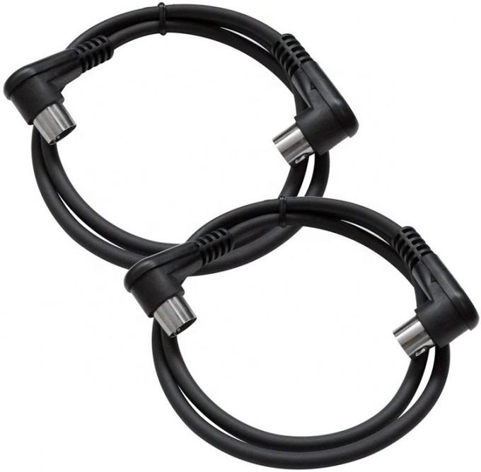 Kustom Fabriek Schild Rechte Hoek Man tot Man 5 Pin Din Connector Midi Kabel 5