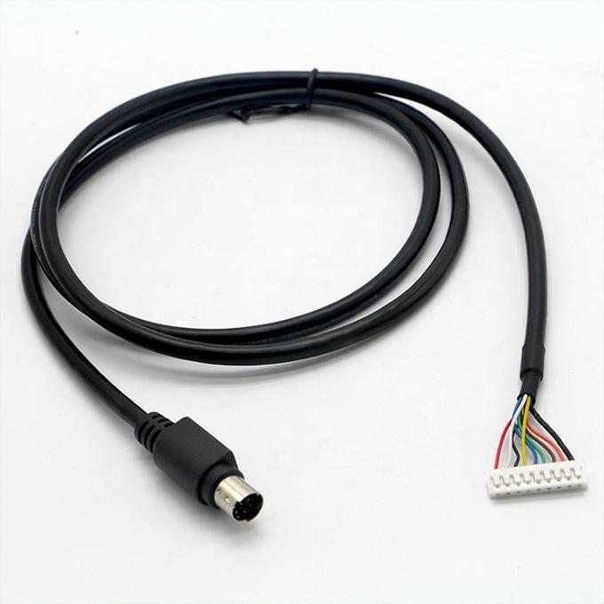 CUSTOM 1M S Video 8 PIN Mini DIN tot 9 PIN JST Connector PC Motor Controller kabel 0