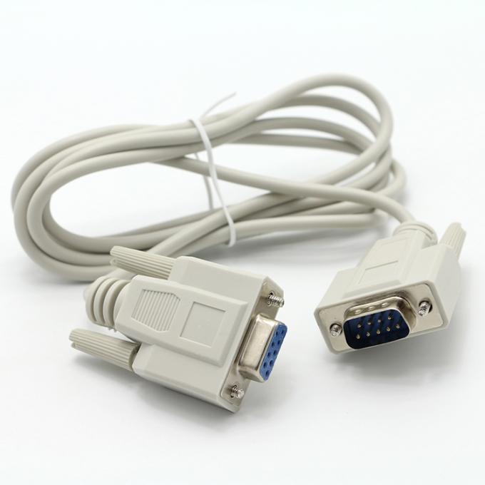 OEM Shield Man tot Vrouw DB9 RS232 9 Pin Straight Through Extension Serial Data Cable 0