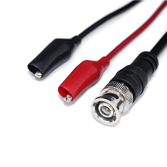 BNC naar Dual Alligator Crocodile Clips Test Lead Cable voor Oscilloscope CCTV Camera Video 1