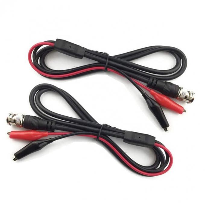 BNC naar Dual Alligator Crocodile Clips Test Lead Cable voor Oscilloscope CCTV Camera Video 0