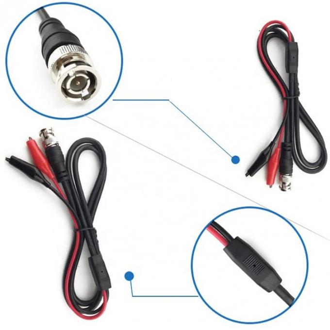 BNC naar Dual Alligator Crocodile Clips Test Lead Cable voor Oscilloscope CCTV Camera Video 2