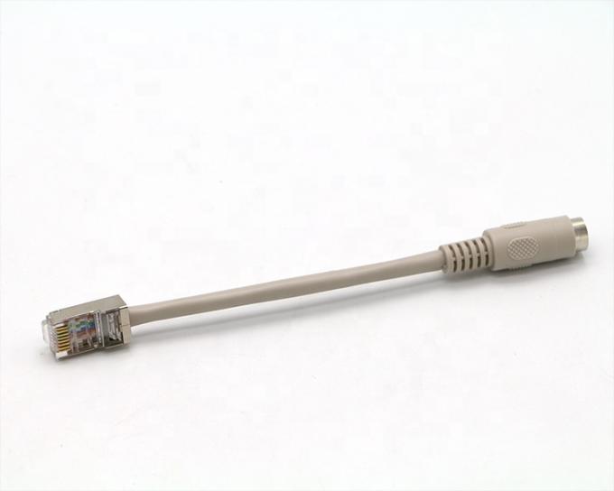 0.2M 0.5M 1M 2M 3M 5M 8 PIN Mini Din Vrouwelijke tot RJ45 verlengkabel 0