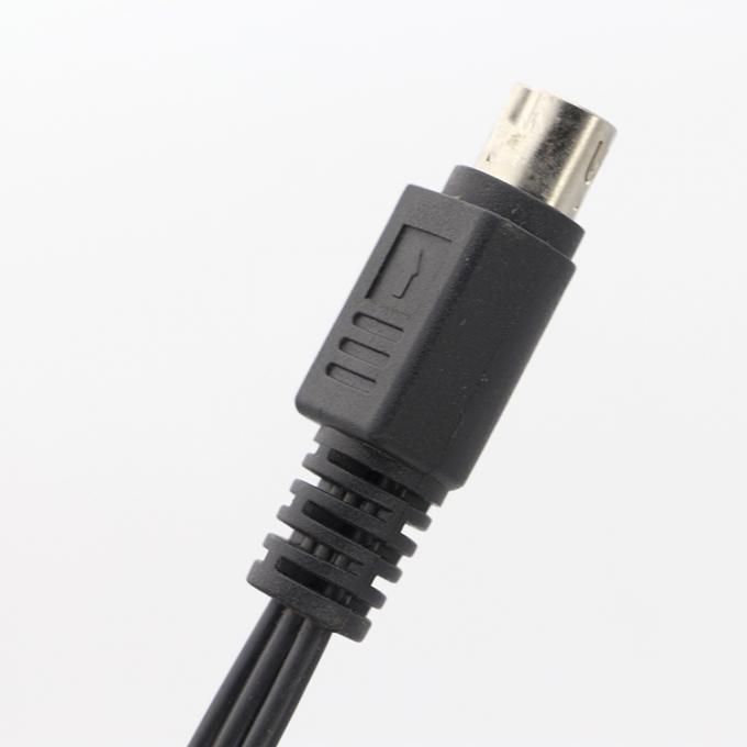 9 Pin Mini Din tot 3 RCA S Video Audio Kabel voor TV Displays Audio Video Receiver 2