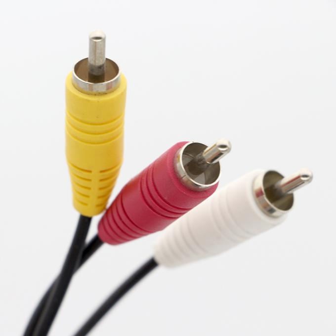 9 Pin Mini Din tot 3 RCA S Video Audio Kabel voor TV Displays Audio Video Receiver 3