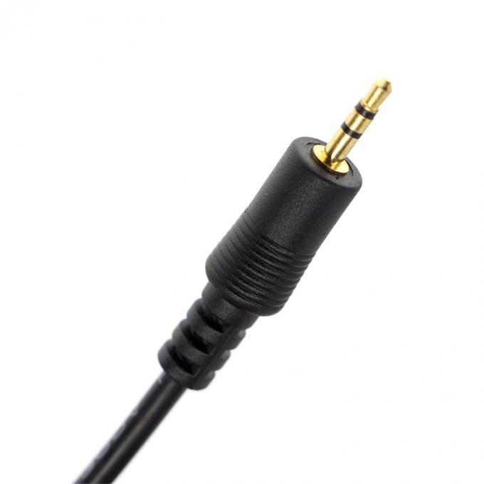 Op maat gemaakte 3 polen rechthoek 2,5 mm TRS tot 3,5 mm Mono TRRS Aux Stereo Audio Jack kabel 2
