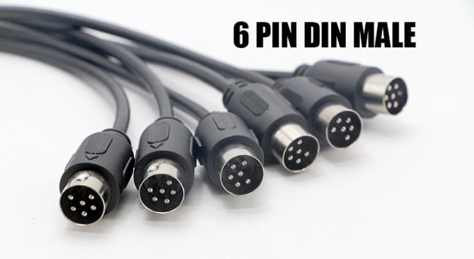OEM Factory S Video Audio Shield Man tot Man Vrouw 3 4 5 6 7 8 9 10 13 PIN MIDI DIN verlengkabel 5