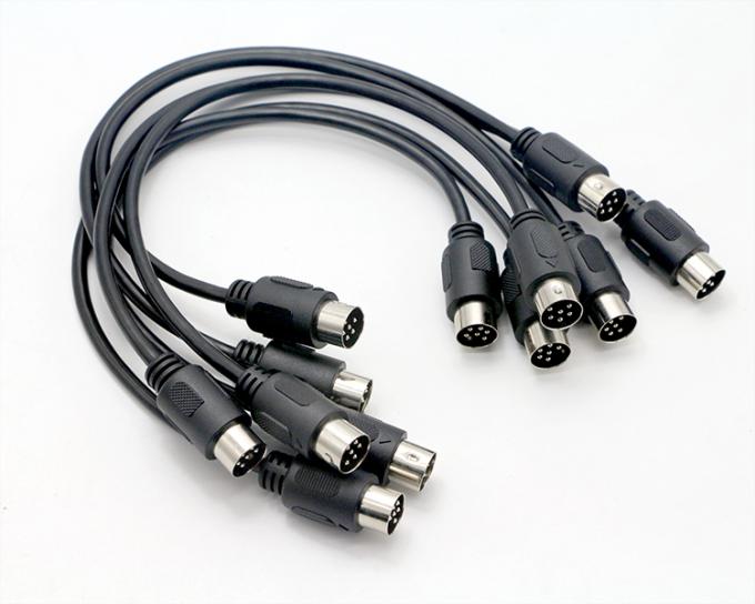 OEM Factory S Video Audio Shield Man tot Man Vrouw 3 4 5 6 7 8 9 10 13 PIN MIDI DIN verlengkabel 6