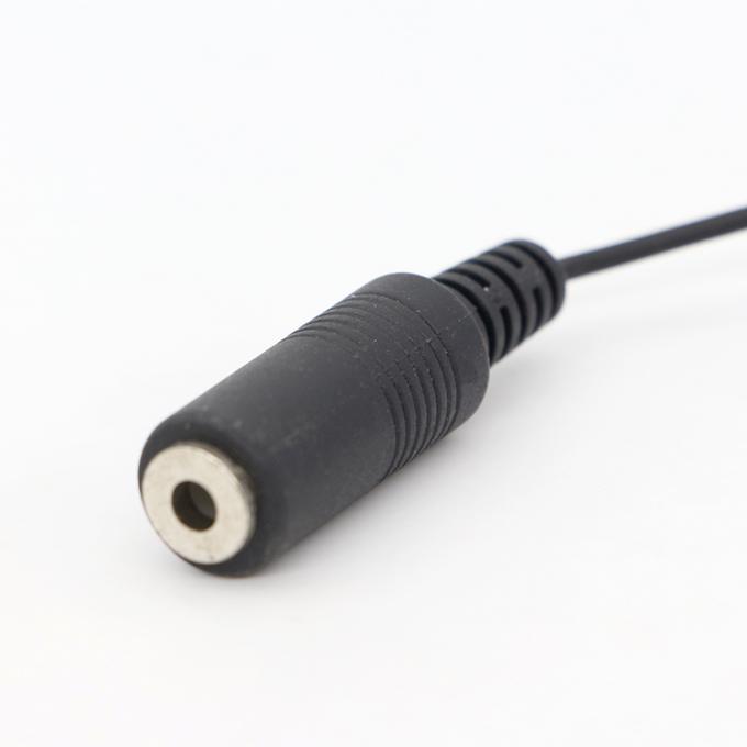 CUSTOM 3.5mm Jack 1 man tot 2 vrouw Y Splitter Koptelefoon Jack Mic PC Audio TRS Splitter Cable 3