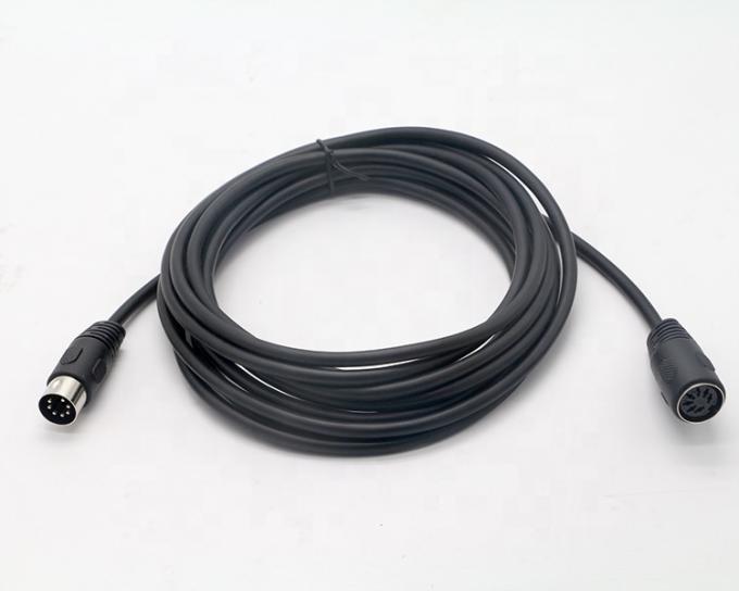 Custom Midi Signal Man tot Man Vrouw 7 Pin DIN Controller Audio Stereo Extension Cable 3
