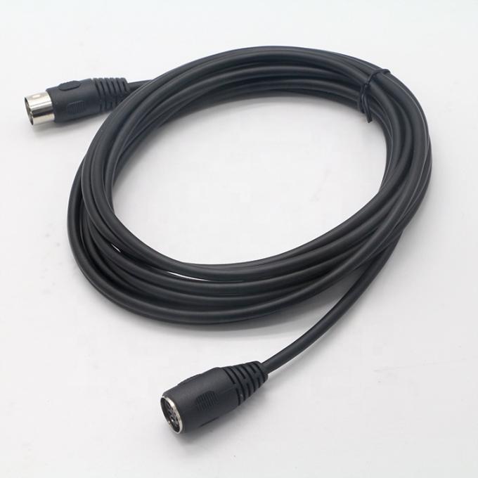 Custom Midi Signal Man tot Man Vrouw 7 Pin DIN Controller Audio Stereo Extension Cable 4