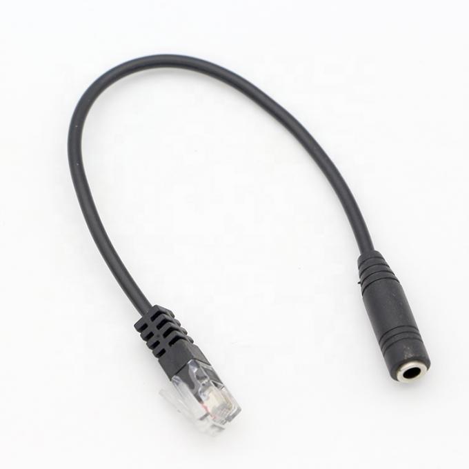 CUSTOM RJ9 RJ10 naar Vrouwelijke 3,5 mm Audio Jack Headset Adapter kabel voor kantoor telefoon 3