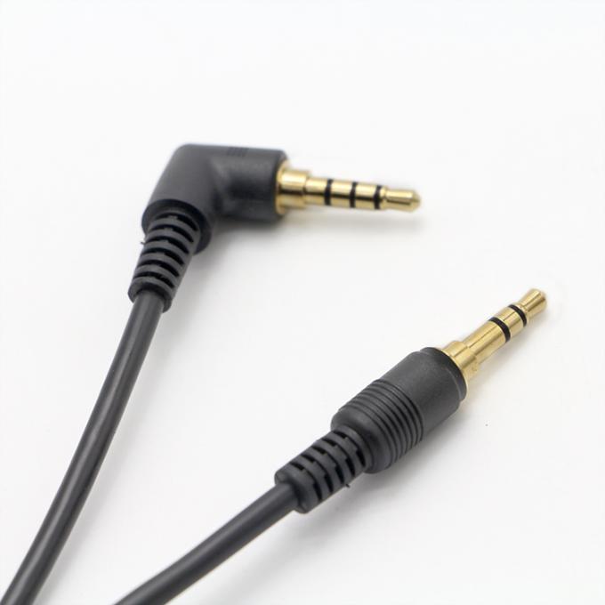 OEM 90 graden rechthoek 3,5 mm TRRS Jack Man tot 3,5 mm TRRS Jack Man Audio kabel 5