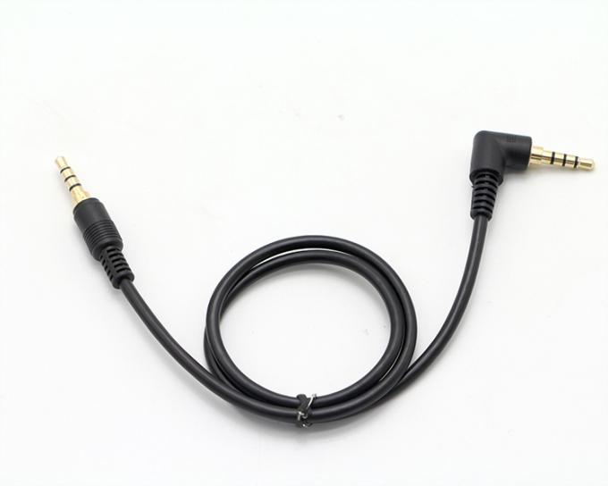 OEM 90 graden rechthoek 3,5 mm TRRS Jack Man tot 3,5 mm TRRS Jack Man Audio kabel 6