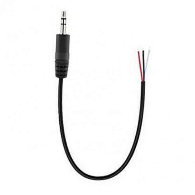 TRS 2 Pole Stereo Audio Jack 3,5 mm Man Plug to Stripped Gelast Naakt Draad Open End Kabel 0