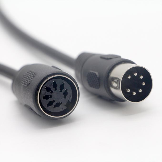CUSTOM SHIELD Man tot Man Vrouwelijke Big 7 PIN DIN kabel 3