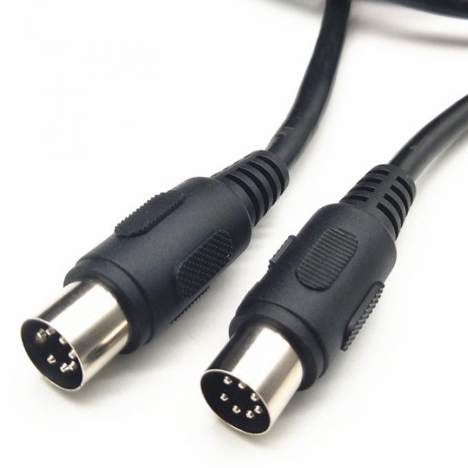 Op maat geschermd volledig verbonden mannelijk tot mannelijk vrouwelijk 7 pin Din Midi kabel 4