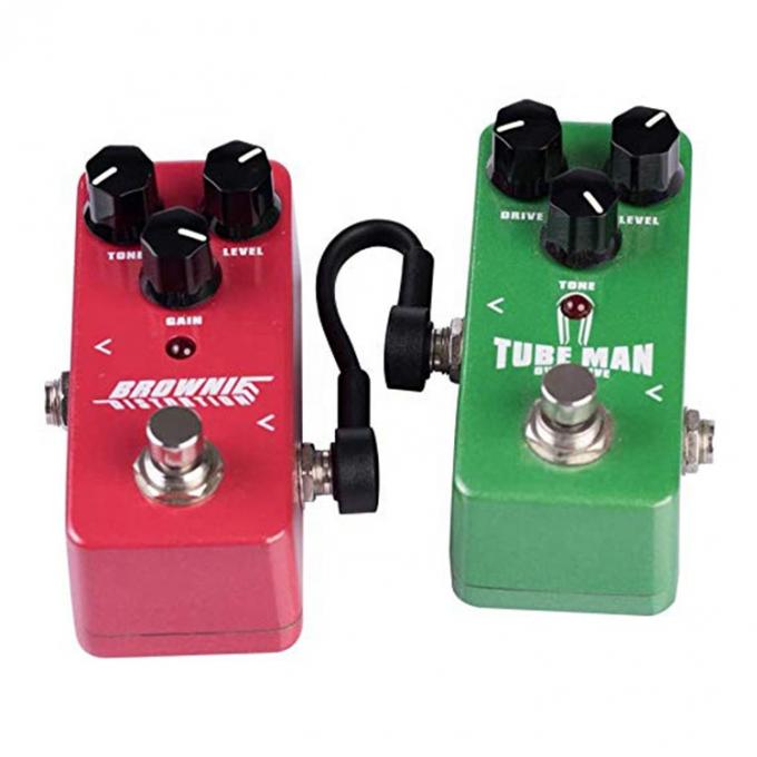 Op maat gemaakte korte 90 graden hoek 1/4 inch TS Jack Electric Instrument Guitar Patch Cable 4