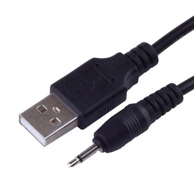 Aangepaste USB naar 2,5 mm Mono Audio Jack DC oplaadkabel 0