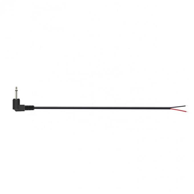 90 graden rechthoek 2 palen TS 3,5 mm stereo audio jack naar gestript pigtail geblokkeerd naakte draad eindkabel 3