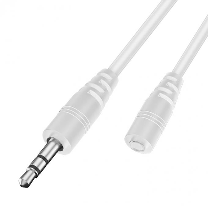 Custom 1M 2M Man tot Vrouw 3.5mm Aux Audio Jack Verlengkabel 4