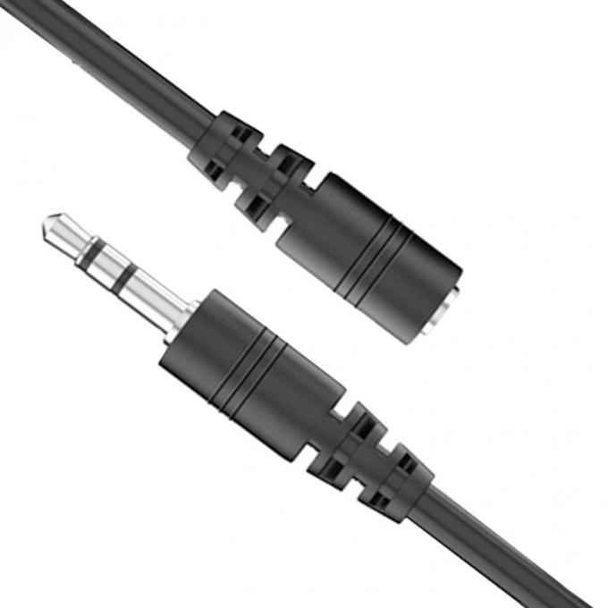 Custom 1M 2M Man tot Vrouw 3.5mm Aux Audio Jack Verlengkabel 3