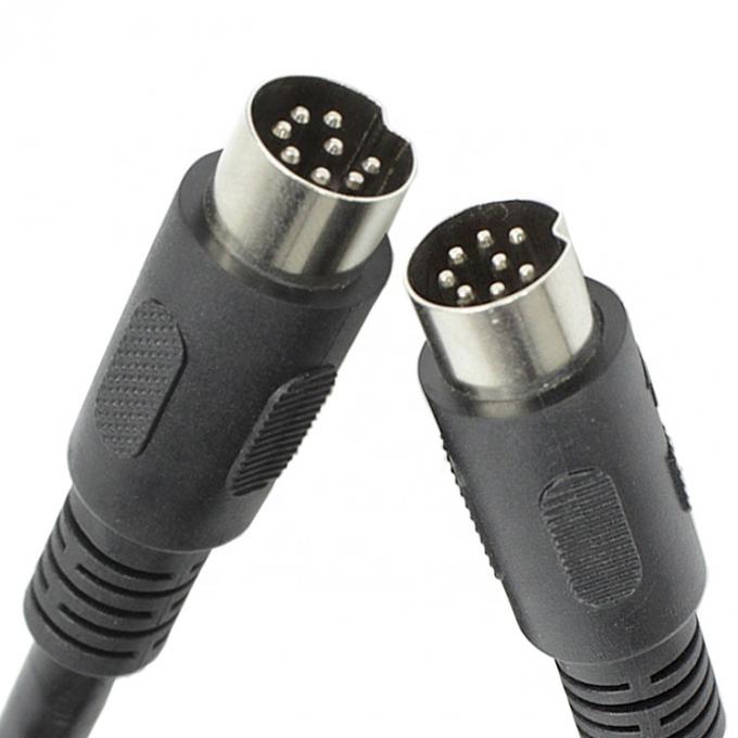 Op maat gemaakt volledig verbonden afgeschermde mannelijke tot mannelijke grote 8 pin Din kabel 1
