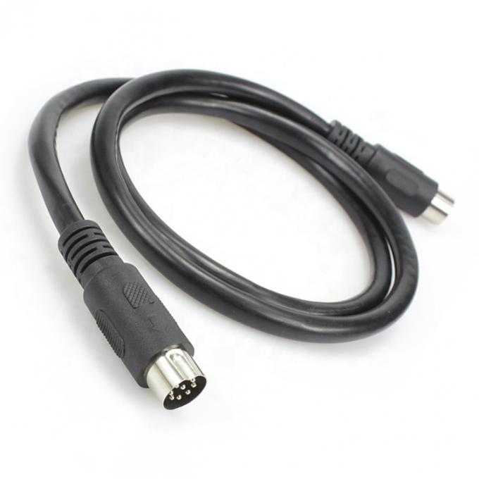 Op maat gemaakt volledig verbonden afgeschermde mannelijke tot mannelijke grote 8 pin Din kabel 4