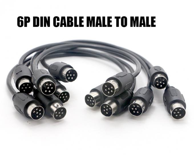 Gepersonaliseerde Radio Midi Man tot Man 6 Pin Din tot 6 Pin Din S Video Verlengkabel Voor Roland 3